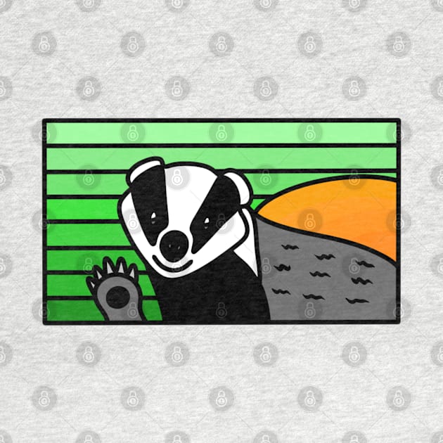 Funny Badger by Andrew Hau